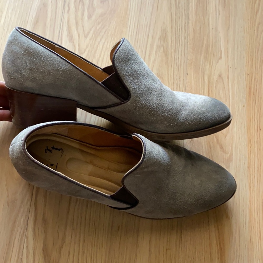 Suede loafers